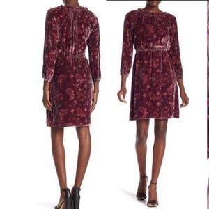 Rebecca Taylor size 12 jewel velvet dress